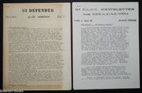 GI CLDC Newsletter: GI Defender [two issues]