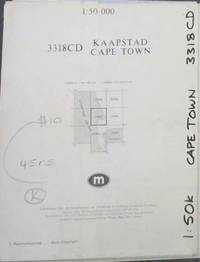 image of Topographical Map, South Africa: Kaapstad/ Cape Town - 3318CD - 1: 50 000
