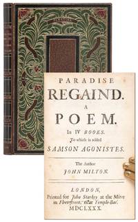 Paradise Regain'd. A Poem in IV Books. To which is added Samson Agonistes