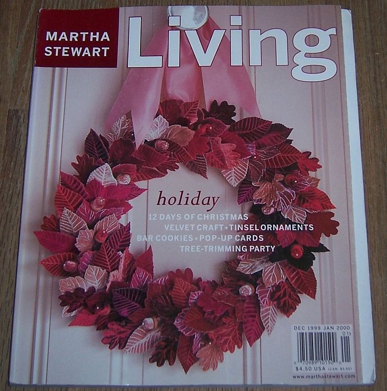 MARTHA STEWART LIVING MAGAZINE DECEMBER 1999/JANUARY 2000