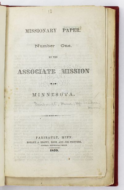 Missionary Paper. By the Associate...