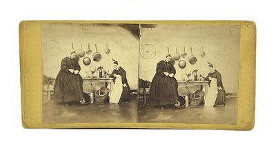 [PHOTOGRAPHY] Stereograph Kitchen Scene