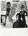 JEAN-MICHEL BASQUIAT (ca. 1985) Photo by Tseng Kwong Chi