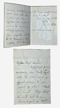 Autograph letter signed by Lady Elizabeth Eastlake (1809-1893) most likely to writer Catherine Sinclair (1800-1864)