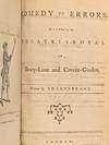 The Comedy of Errors