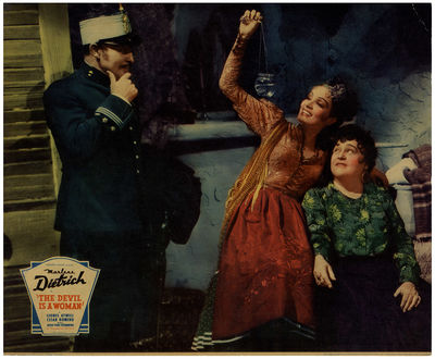 Josef von Sternberg (director) THE DEVIL IS A WOMAN [1935] Jumbo lobby card