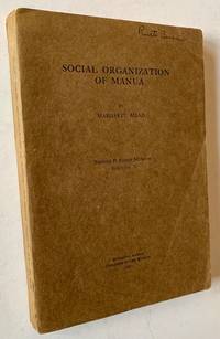 Social Organization of Manua (Ruth Benedict's Copy)