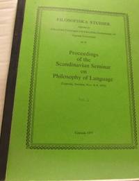 Proceedings of the Scandinavian Seminar on…