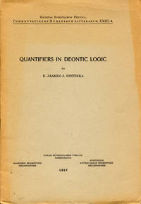 Quantifiers in Deontic Logic.