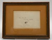 Autograph of James McNeill Whistler.
