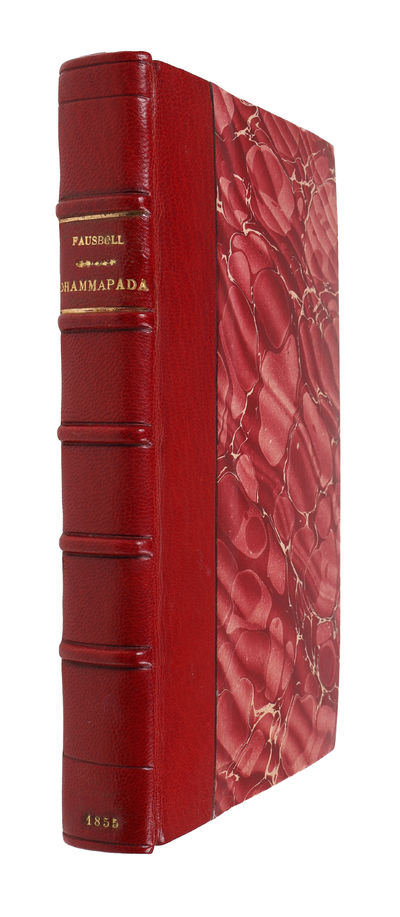 Dhammapadam. Ex tribus codicibus hauniensibus palice edidit, latine vertit, excerptis ex commentario palico notisque illustravit. - [FIRST FULL TRANSLATION OF THE DHAMMAPADA - FOUNDING PALI STUDIES IN THE WEST] (photo 2)