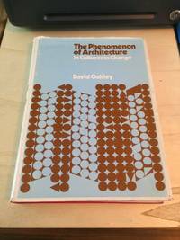 cover of The Phenomenon of Architecture in Cultures in Change