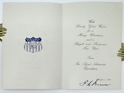 Byrd Antarctic Expedition Christmas...; (photo 1)