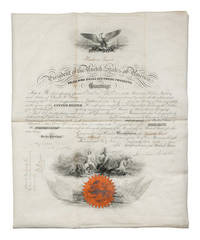 Abraham Lincoln Signed Naval Commission.