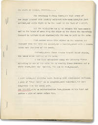 Praia of Nazare (Original treatment script for an unproduced film)