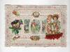 Elaborate 8vo Valentine with Lace Paper, Victorian Scrap, Silk Trim -- Florals, Children at Play
