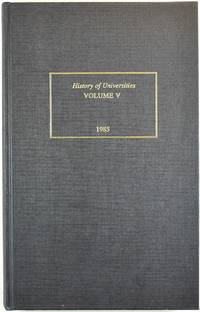 History of Universities, Vol. 5