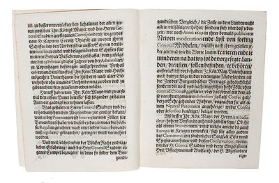 Kurtze Relation welcher massen Königl. Maytt. zu Dennemarck, Norwegen, etc. die an Sie von den Herrn General Stadten der vereinigten Niederlande, abgeschickte Gesandten im ... Julio, Augusto, Septembri und Octobri annehmen, enthalten, zu Audientz komm... (photo 2)