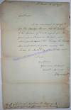 Viscount Weymouth Signs A Letter About A Respite For A Condemned Prisoner At Newgate