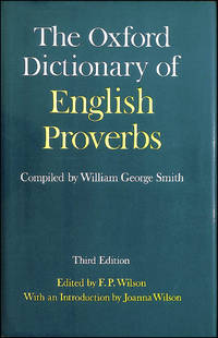 The Oxford Dictionary of English Proverbs