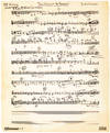 Milhaud AMusMsS Fragment of Trois Chansons de Ronsard, Written for Lily Pons