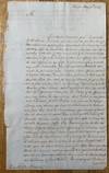 Letter Signed to John Stoddard Boston May 5th, 1748