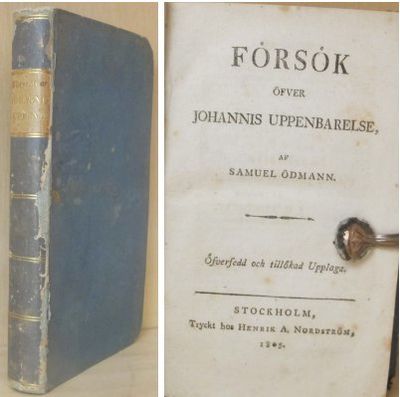 Försök öfver Johannis uppenbarelse.
