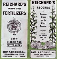 image of REICHARD'S RECORDS OF BUMPER CROPS FOR THE PAST SEASON: What the Winners Have to Say.