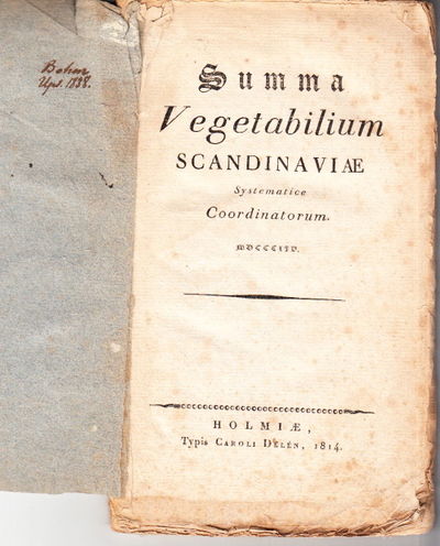 Summa vegetabilium Scandinaviae Systematice…