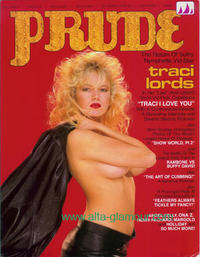 image of PRUDE; THE RETURN OF SULTRY NYMPHETTE VID STAR TRACI LORDS