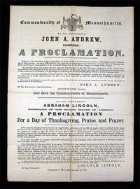 Proclamation of Thanksgiving by LINCOLN, Abraham - 1863