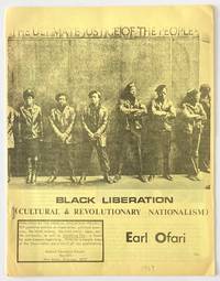 image of Black Liberation: cultural and revolutionary nationalism