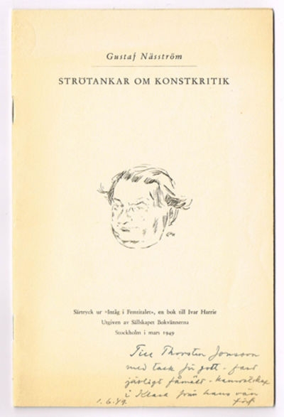 Strötankar om konstkritik.