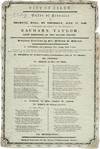 City of Salem. Order of services in Mechanic Hall, on Thursday, July 18, 1850, as a testimony of respect to the memory of Zachary Taylor, late President of the United States..