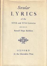 Secular Lyrics of the XIVth and XVth Centuries