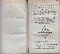 cover of Dissertation de Elemento Sanguinis a quo Color ejus Ruber praecipue defendet