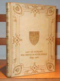 cover of List of Etonians Who Served in South Africa Between October 11, 1899, and May 31, 1902