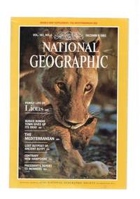 cover of National Geographic, vol. 162 num. 06. december 1982: Family life of Lions-