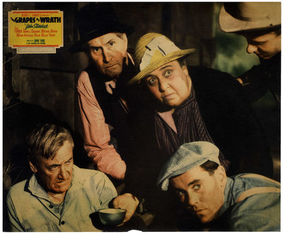 John Steinbeck (source), John Ford (director) THE GRAPES OF WRATH [1940] Jumbo lobby card