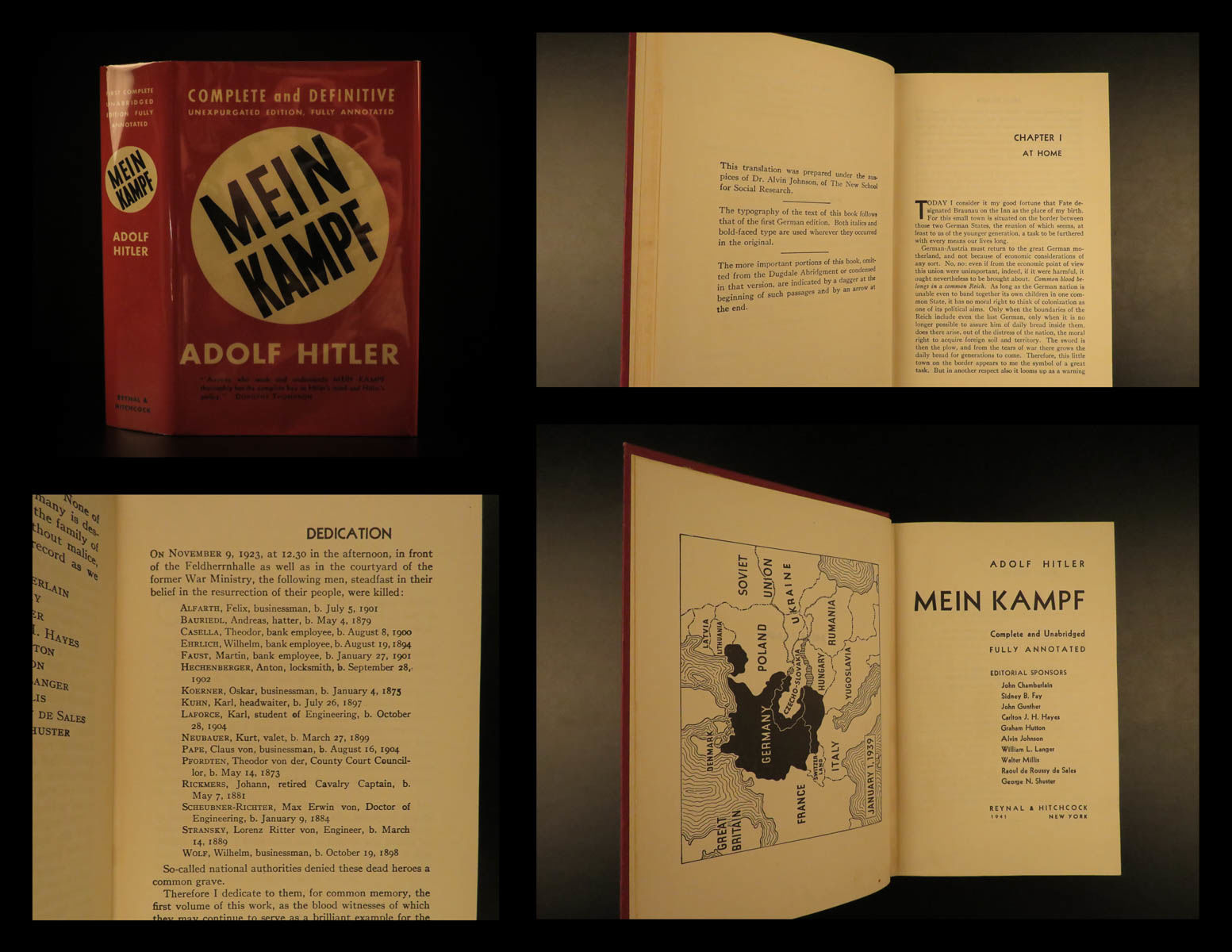 Mein Kampf 我が闘争1942年Wedding版ハードカバー Mein Kampf 我が闘争1942年Wedding版ハードカバー Original 1940