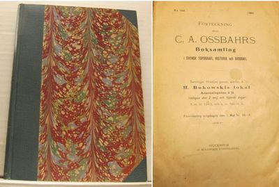 Förteckning öfver C. A. Ossbahrs boksamling i…