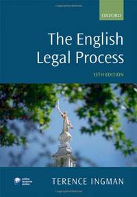 cover of The English Legal Process