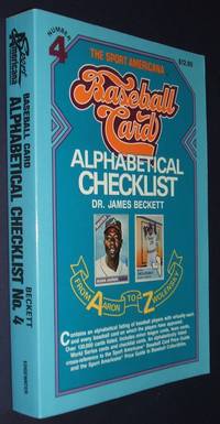 cover of The Sport Americana Baseball Cards Alphabetical Checklist