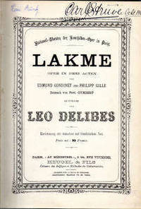 Lakme. Oper in Drei Acten