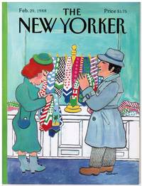 cover of NEW YORKER: COVER SHOPPING for TIES by BARBARA WESTMAN