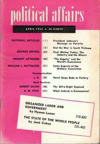 Political Affairs, Vol. XLIII No. 4, April 1964