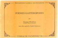 image of Poemes gasteropodes