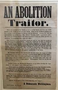 An  Abolition Traitor. &quot;There are traitors in the North as well as in the  South....&quot; by A Democratic Working Man (Tousey, Sinclair; Bourne, W. O. [attrib]) - 1863