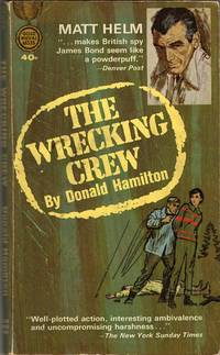 THE WRECKING CREW By DONALD HAMILTON Fawcett Gold Medal PB 1960