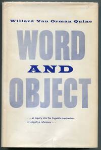 Word and Object by Willard Van Orman Quine - First edition - 1960 - from Evening Star Books (SKU: 00007982)